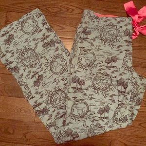 Pink Cotton pajama pants